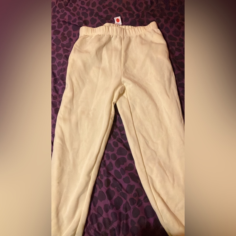 Beige Sweatpants